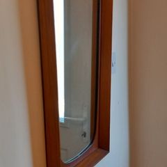 Beautiful Mid Century Teak framed mirror