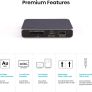 CalDigit USB-C Gen2 10Gb/s SOHO Dock - Up to 4K 60Hz, HDMI 2.0b, HDR, DisplayPort 1.4, 10Gb/s USB A & USB C, UHS-II microSD and SD Card Readers, Passthrough Charging Image 7