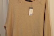 NWT beige jumper