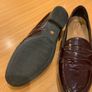 Clarke's burgundy patent leather loafers (U.K. 4) Image 4