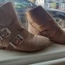 genuine leather ankle boots size uk 2 worn once or twice Image 2
