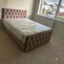 Sandy Divan Double & King Size Bed Frame With Drawers Image 3