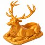 Stag Wine Bottle Holder, Gold or Silver 3D Image 3