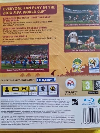 2010 Fifa World Cup South Africa PlayStation3 Ps3 games Original