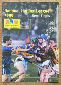 Very Rare 1999 Galway v Kilkenny & Tipperary v Clare - GAA National Hurling League Semi Finals Programme