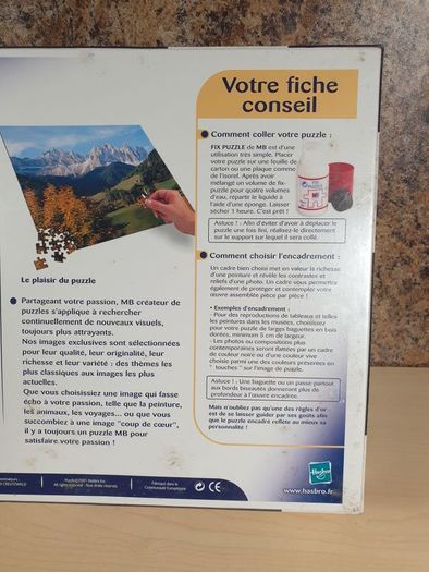 Vintage MB jigsaw Puzzle 3000 piece Le Mont Pourri le Monal 2001