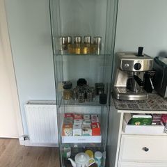 Pair of Matching Glass Cabinets