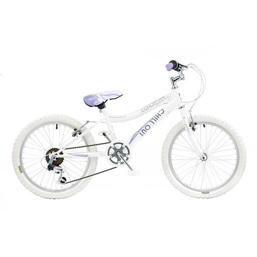 Concept Chill Out Girls 6 Speed 20" White
