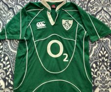 Vintage Canterbury O2 Ireland Rugby Shirt