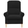 Armchair Black Velvet Image 4