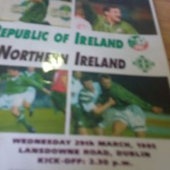 Irish International Football Programme