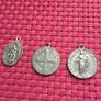 6 Collection of Antique Religious Medals Image 5