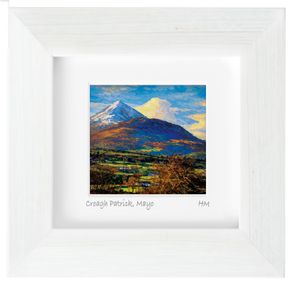 Croagh Patrick, Mayo, mini size framed print, by artist Helen Mathews