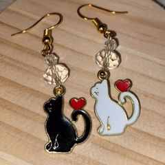 Handmade Cat Earrings