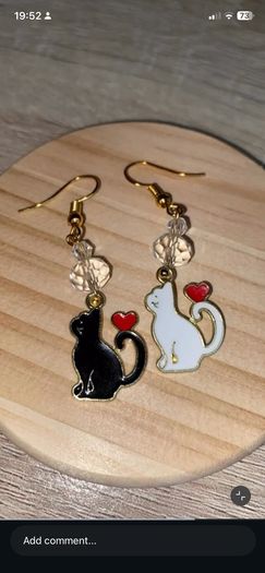 Handmade Cat Earrings
