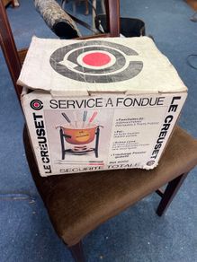 Le crueset fondue set