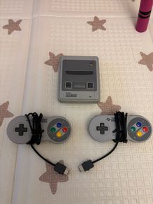 Official Nintendo SNES Classic Mini Console + 2 Controllers & Cables (Genuine)