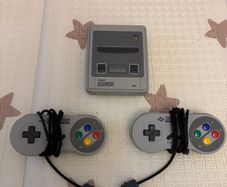 Official Nintendo SNES Classic Mini Console + 2 Controllers & Cables (Genuine)