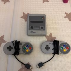 Official Nintendo SNES Classic Mini Console + 2 Controllers & Cables (Genuine)