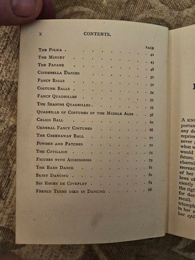 The Ball Room Guide. By Lucie H. Armstrong.  Minature Rare Hardback In Good Condition.  See Photos For Same.