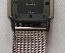 CALVIN KLEIN CK: Silver tone mesh band Quartz watch