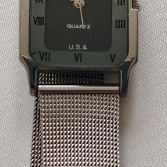 CALVIN KLEIN CK: Silver tone mesh band Quartz watch