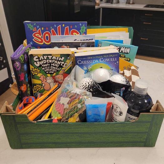 Box of Art/craft/kids books