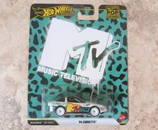 Hot Wheels Premium MTV 1984 84 Corvette Pop Culture HXD63 JHW93 Diecast Car 1:64