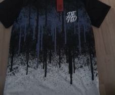 Tee Shirt/DFND London Boys Energy Tee Shirt Black and White
