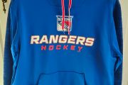 New York Rangers Fanatics Make the Play Pullover Hoodie - Blue
