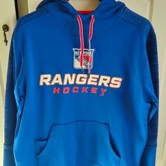 New York Rangers Fanatics Make the Play Pullover Hoodie - Blue