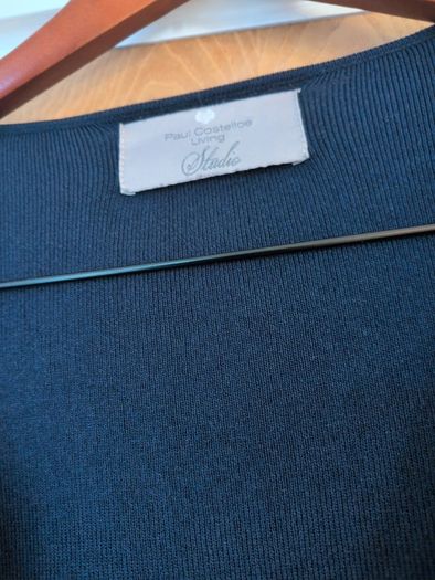 Paul Costello Navy Shor Sleeved Jumper.   S. M- 14.