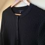 COS Black Textured Bubble Knit Longline Cardigan Coatigan Size S (UK 10) Image 4