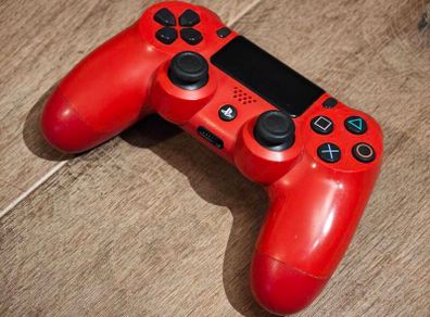 Sony DualShock 4 wireless controller for PS4, Magma Red V2