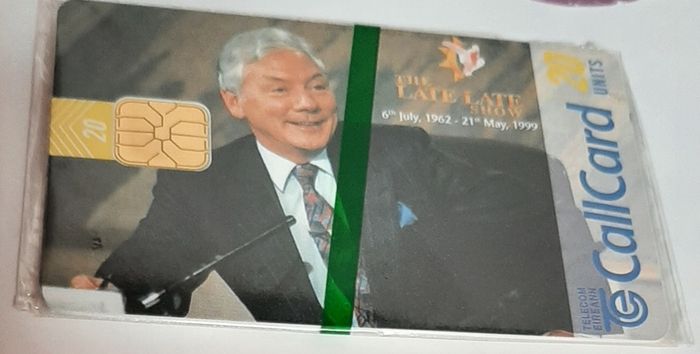 Mint call card Gay Byrne