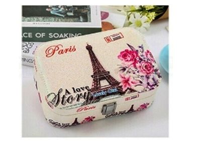 Jewellery Box Display Showcase Tidy Cosmetic Case with Mirror Storage Organizer #4