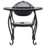 Mosaic Fire Pit Table Black and White 68 cm Ceramic Image 3