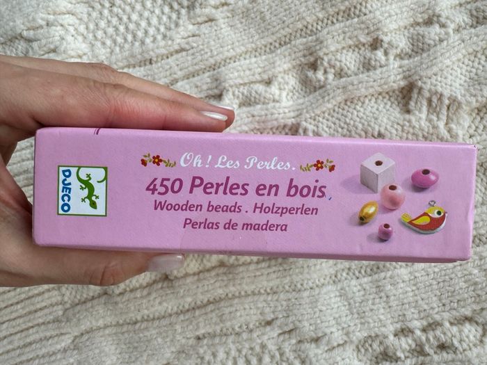 Djeco Wooden Beads bird new Please look at the pictures