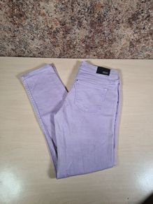 womens Levis demi curve low rise skinny jeans light purple mauve  Size W 28 L 32