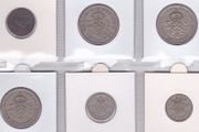 G.B. 6 x George 6th coins - Listed
