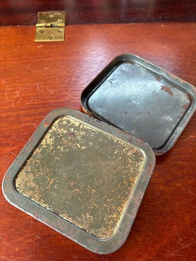 Antique tin box