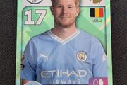 Panini Premier League Stickers 2024 Kevin De Bruyne Manchester City Green Parallel
