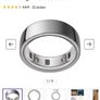 Brand New Oura Ring 4 - Size 8 - Silver - Factory Sealed Image 4