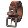 Premium Embossed Genuine Leather Belt Stylish Vintage Designer Belt Durable Formal & Casual Waist Belt Image 10
