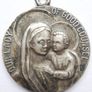 Vintage Antaya Sterling Silver ''our Lady Of Good Counsel'' Pendant Medal Image 7