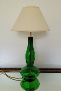 60s bulmers bottle converted to lamp