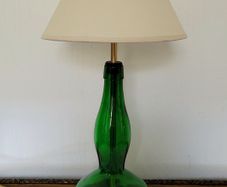 60s bulmers bottle converted to lamp