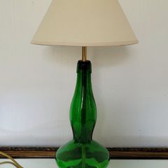 60s bulmers bottle converted to lamp