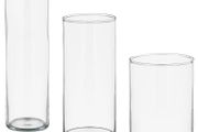 Glass vases - assortment of 6