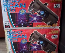 Revo Scan LED lazer lights x2
